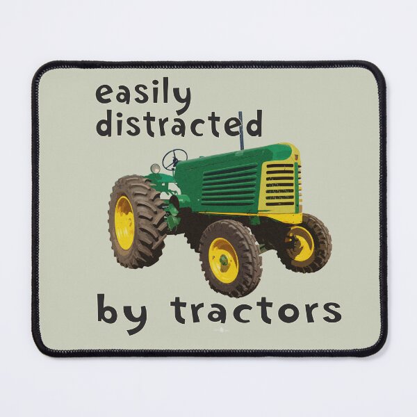 Item preview, easily distracted by tractors designed and sold by SEADOGPRINTS.