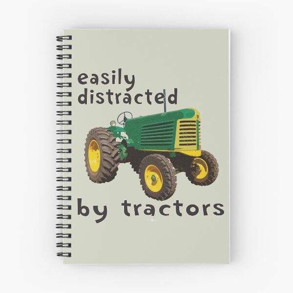 Item preview, easily distracted by tractors designed and sold by SEADOGPRINTS.