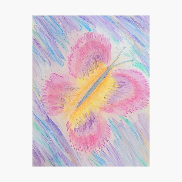 Watercolor butterfly Photographic Print