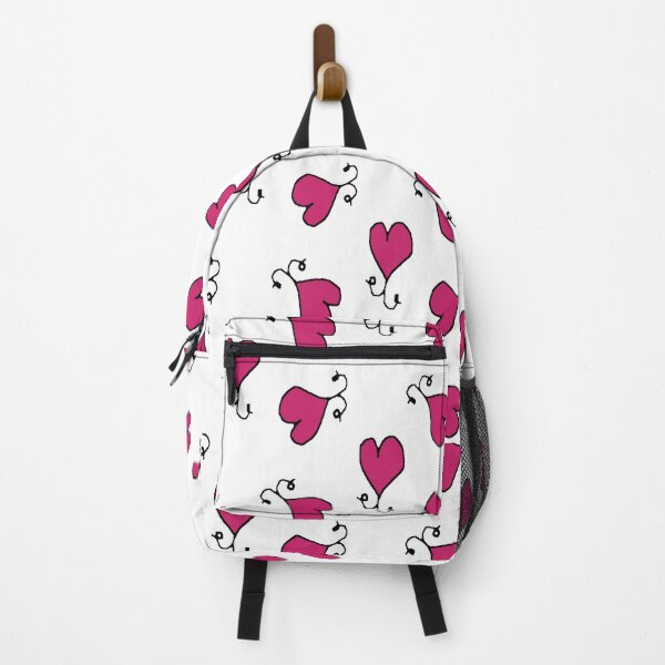 Item preview, Floating Curly Pink Hearts Pattern designed and sold by MonCreedon.