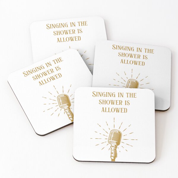 Item preview, Singing in the shower is allowed designed and sold by CreativaNook.