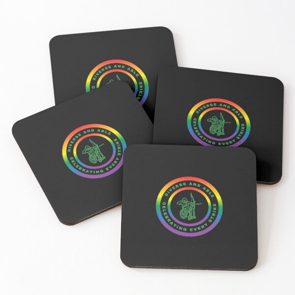 Item preview, LGBTQ Wheelchair Archery Disability Slogan. Diverse and able, celebrating every strike. Lgbtq Wheelchair t-shirt designed and sold by PrideBeProud.