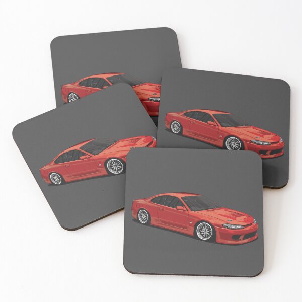 Item preview, Vibrant Sport Car S15 Red - Dynamic Car Illustration for Enthusiasts designed and sold by carvect-id.