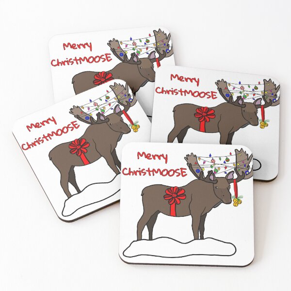 Item preview, Merry Christmoose designed and sold by UnderbiteShop.