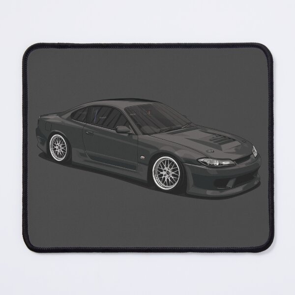 Item preview, Vibrant Sport Car S15 Black - Dynamic Car Illustration for Enthusiasts designed and sold by carvect-id.