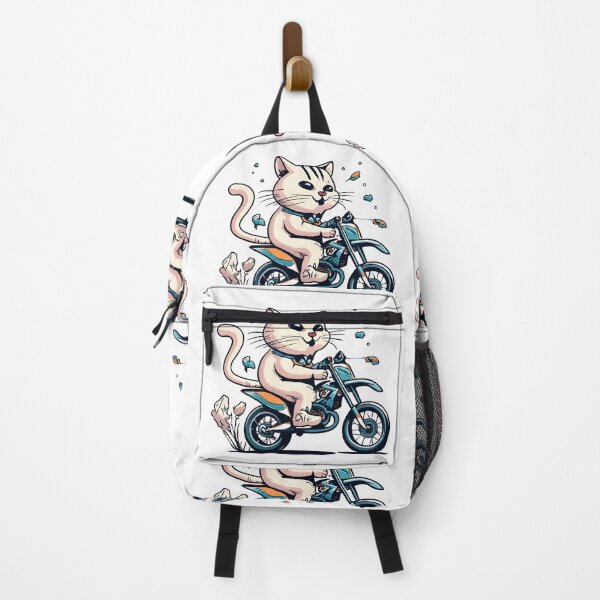 Item preview, Cat and moto cross designed and sold by SabyDigitalArt.
