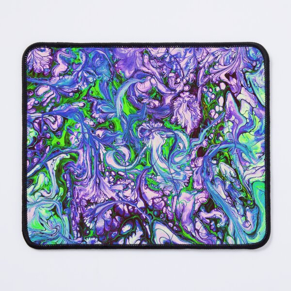Item preview, Swirls and Curls Abstract Blue Green Purple designed and sold by Karen Simon.
