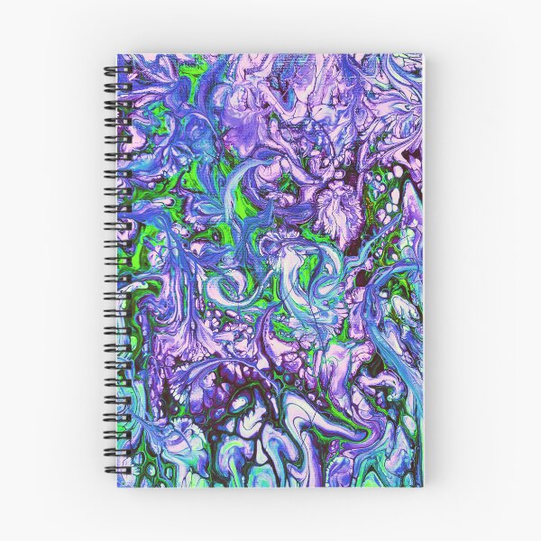 Item preview, Swirls and Curls Abstract Blue Green Purple designed and sold by Karen Simon.