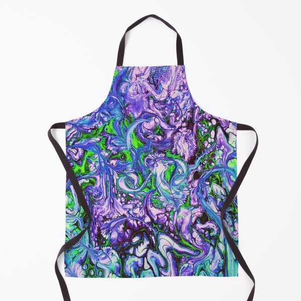 Item preview, Swirls and Curls Abstract Blue Green Purple designed and sold by Karen Simon.