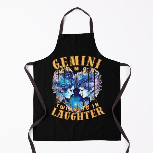 Item preview, Gemini Humor: Twinning In Laughter. gemini zodiac sign designed and sold by ZodiacWonders.