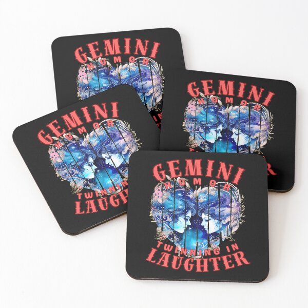 Item preview, Gemini Humor: Twinning In Laughter. gemini astrology designed and sold by ZodiacWonders.