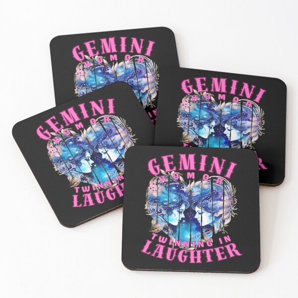Item preview, Gemini Humor: Twinning In Laughter. gemini astrological sign designed and sold by ZodiacWonders.
