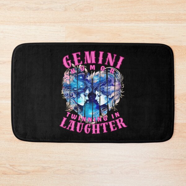Item preview, Gemini Humor: Twinning In Laughter. gemini astrological sign designed and sold by ZodiacWonders.