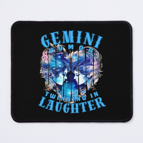 Item preview, Gemini Humor: Twinning In Laughter. gemini quote designed and sold by ZodiacWonders.