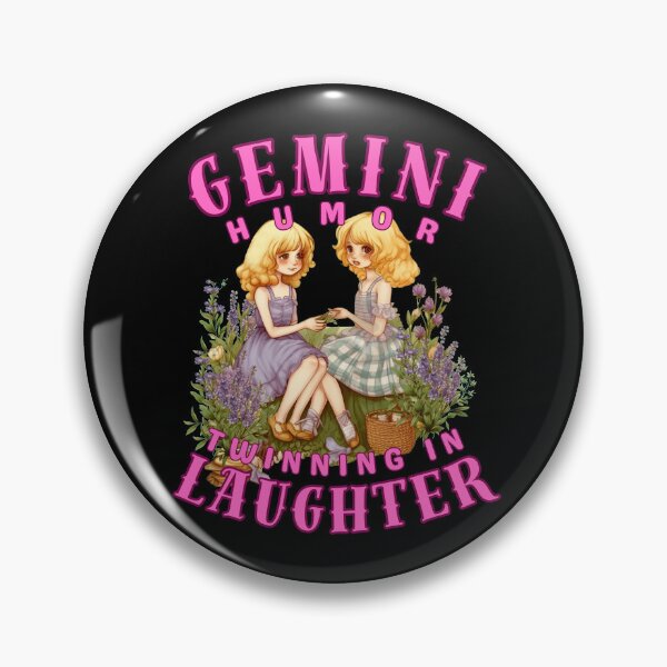Item preview, Gemini Humor: Twinning In Laughter. gemini lovers designed and sold by ZodiacWonders.