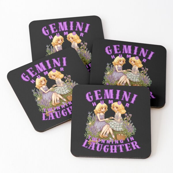 Item preview, Gemini Humor: Twinning In Laughter. gemini season designed and sold by ZodiacWonders.