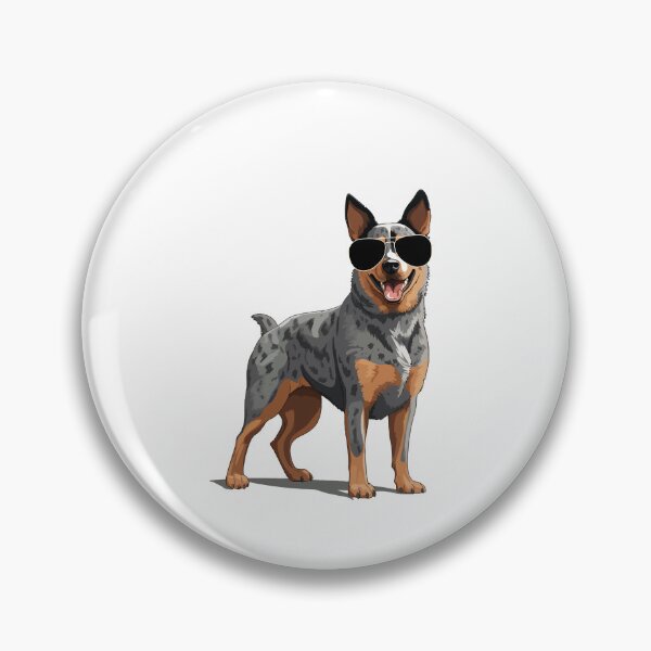 Item preview, Cute Australian Cattle Dog Wearing Sunglasses designed and sold by TheAnimalZ00.