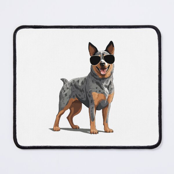 Item preview, Cute Australian Cattle Dog Wearing Sunglasses designed and sold by TheAnimalZ00.