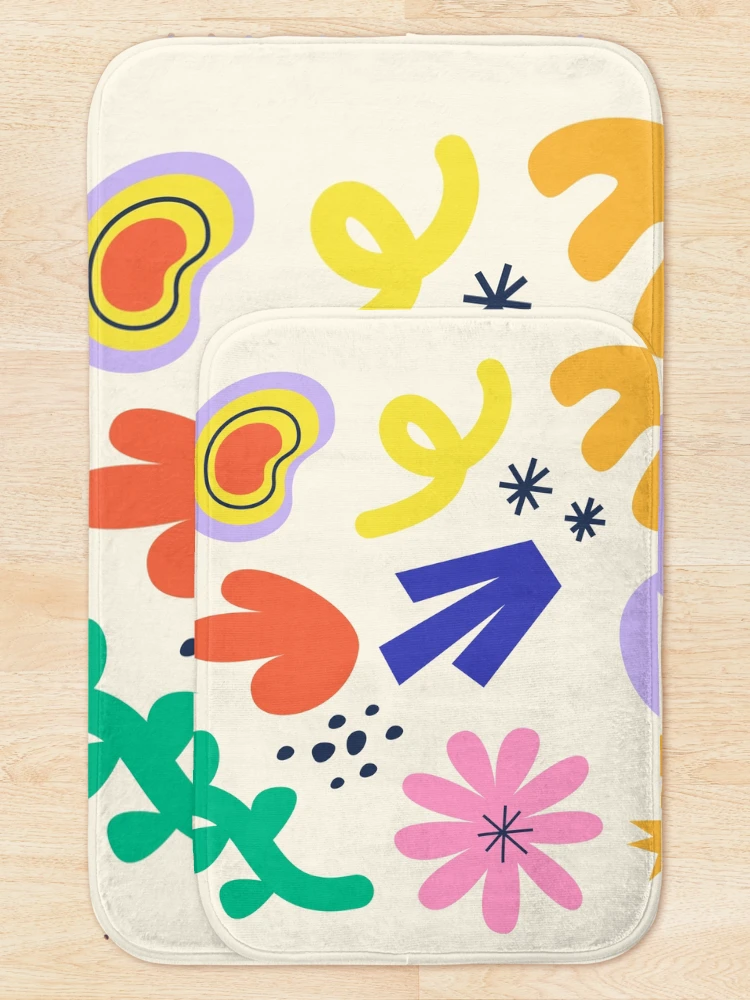 Thumbnail 5 of 6, Bath Mat, Abstract Pattern designed and sold by MelTay21.