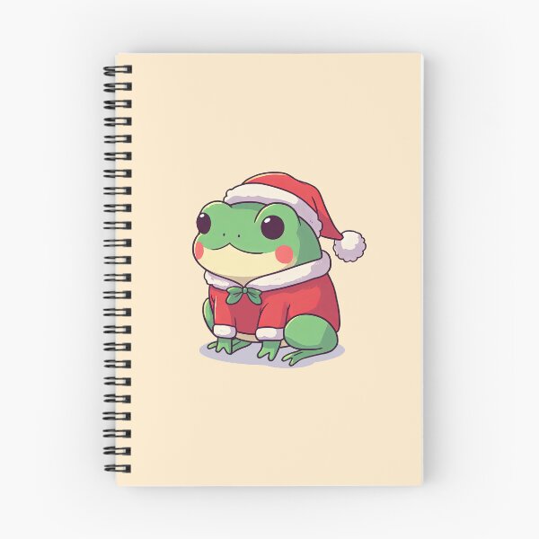 Item preview, Cute Christmas Frog Santa designed and sold by KAI-Studio.