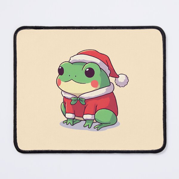 Item preview, Cute Christmas Frog Santa designed and sold by KAI-Studio.
