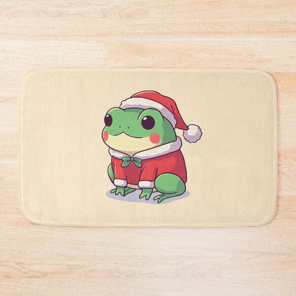Item preview, Cute Christmas Frog Santa designed and sold by KAI-Studio.