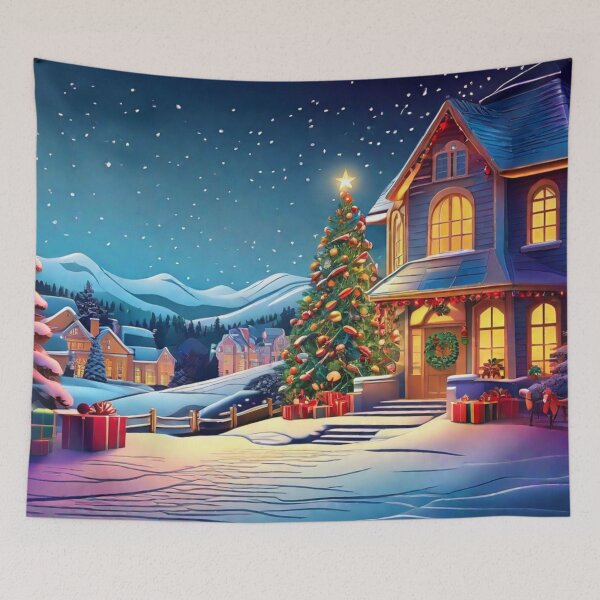 Item preview, Christmas Scene designed and sold by likbatonboot.