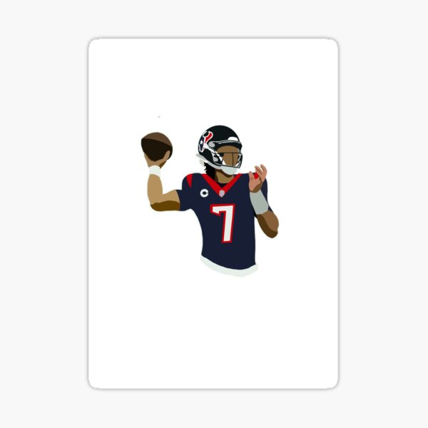 CJ Stroud Throwing Football Sticker
