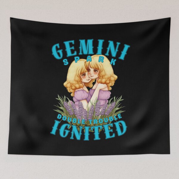 Item preview, Gemini Spark: Double Trouble Ignited. gemini birthday designed and sold by ZodiacWonders.