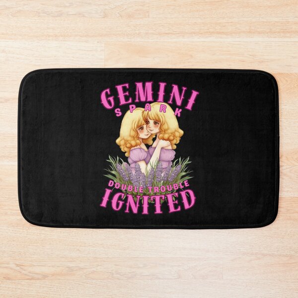 Item preview, Gemini Spark: Double Trouble Ignited. gemini astrological sign designed and sold by ZodiacWonders.