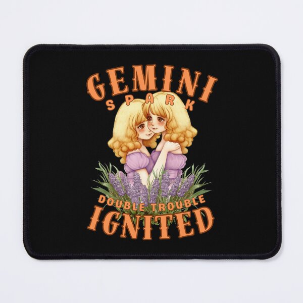 Item preview, Gemini Spark: Double Trouble Ignited. gemini quote designed and sold by ZodiacWonders.