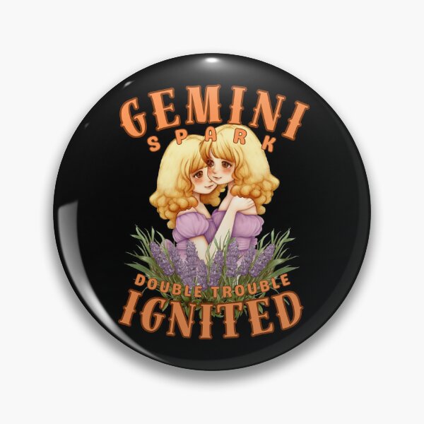 Item preview, Gemini Spark: Double Trouble Ignited. gemini quote designed and sold by ZodiacWonders.