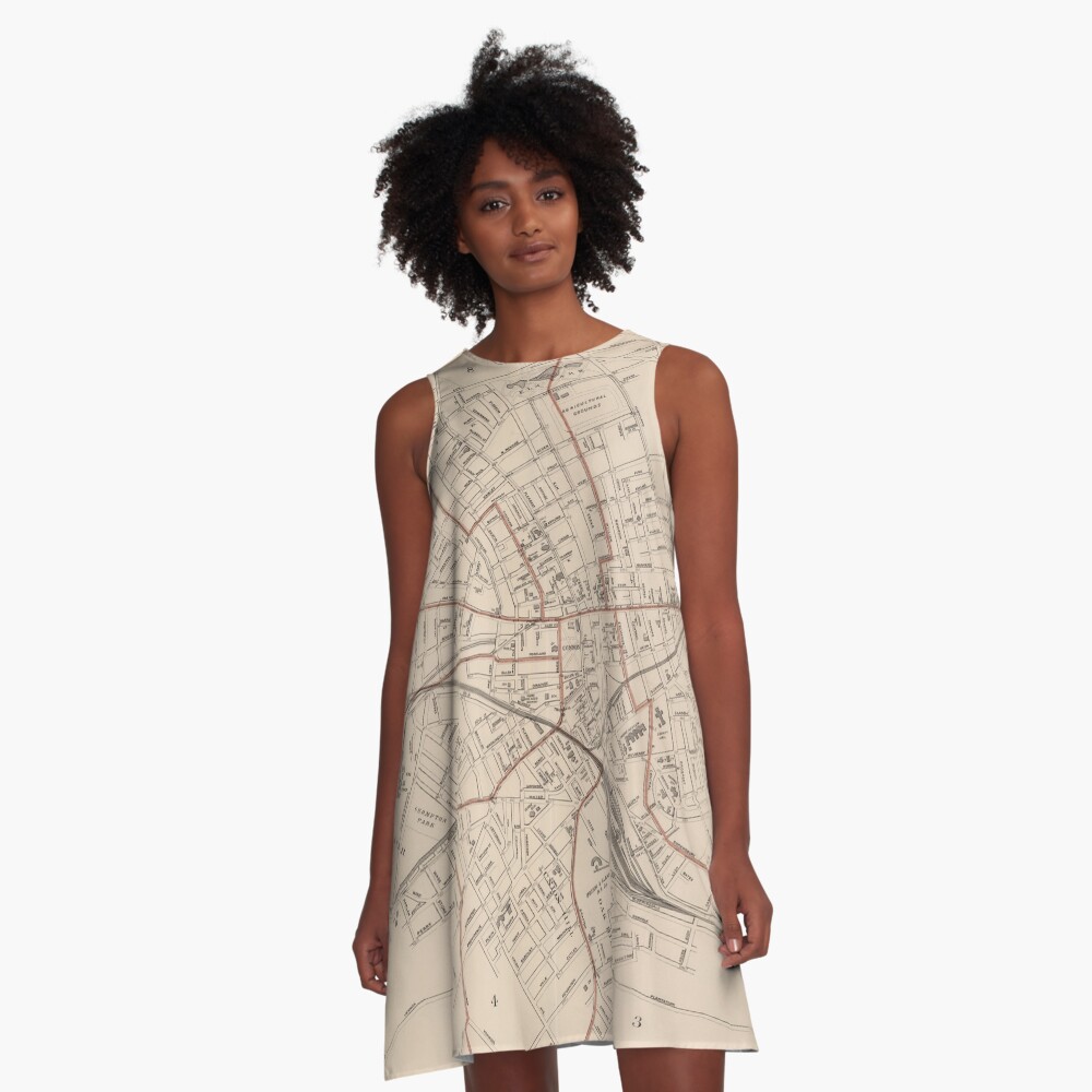 Item preview, A-Line Dress designed and sold by BravuraMedia.
