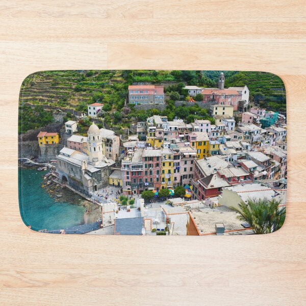 Item preview, Italy Cinque Terra Vernazza Village Town Photo designed and sold by Avila Loomis.