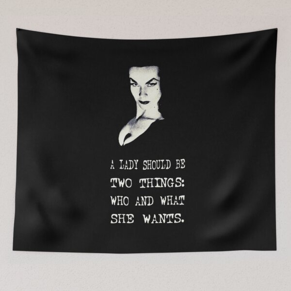 Item preview, A LADY SHOULD BE TWO THINGS designed and sold by BobbyG305.