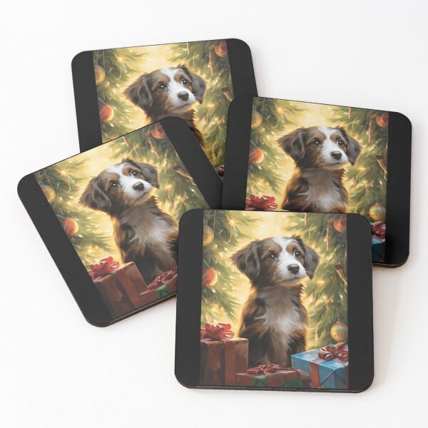 Item preview, Adorable Puppy With Christmas Boxes designed and sold by CamilleNorris.