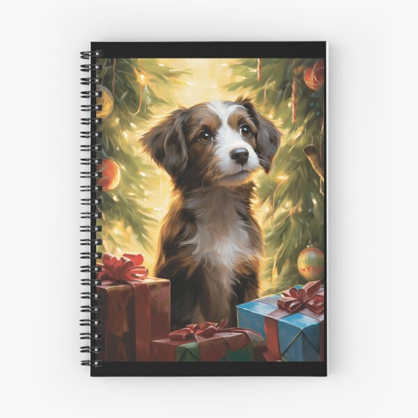 Artikelvorschau, Entzückender Welpe mit Weihnachtsboxen entworfen und verkauft von CamilleNorris.
