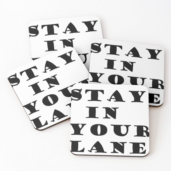 Item preview, stay in your lane designed and sold by annesblueart.