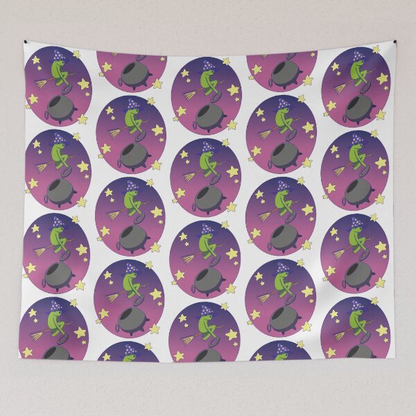 Item preview, flying witch of a frog designed and sold by naturedways.