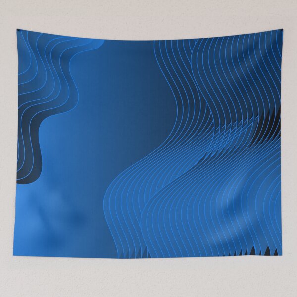 Item preview, Abstract design for blue color  designed and sold by SunbeamMoon111.