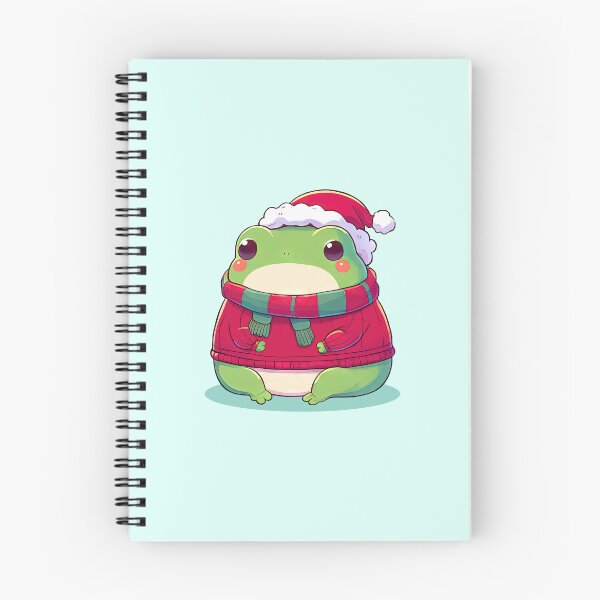 Item preview, Cute Christmas Frog in Sweater designed and sold by KAI-Studio.