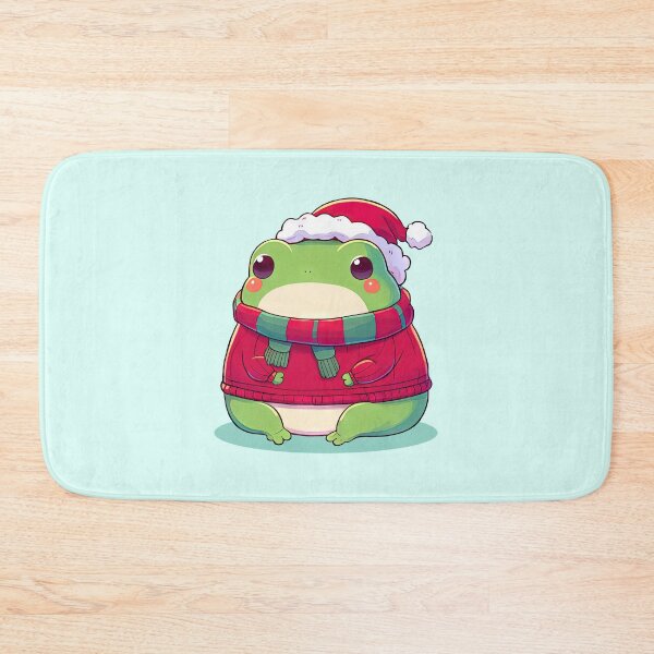 Item preview, Cute Christmas Frog in Sweater designed and sold by KAI-Studio.