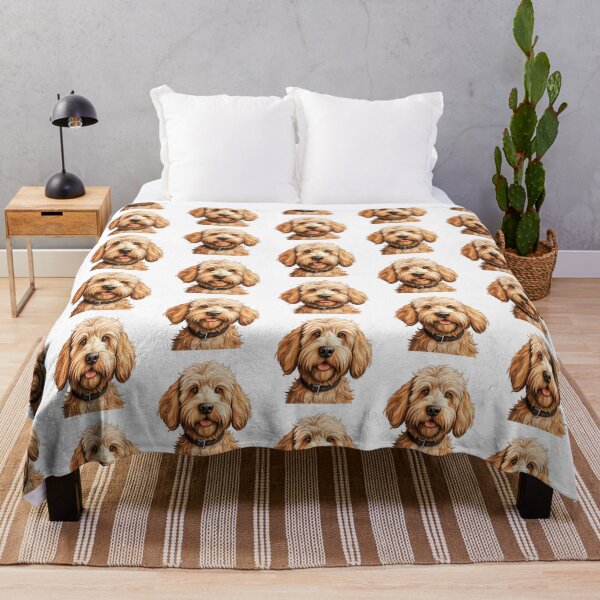 Item preview, Cute Australian Labradoodle Dog designed and sold by TheAnimalZ00.