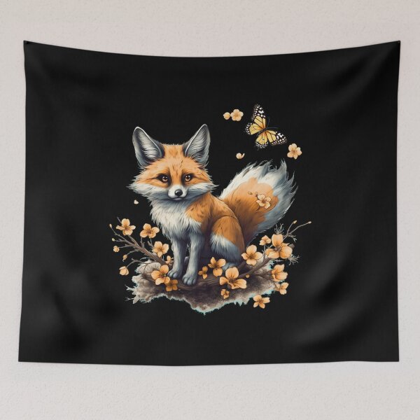 Artikelvorschau, Vintage-Fuchs entworfen und verkauft von FoxVibes.