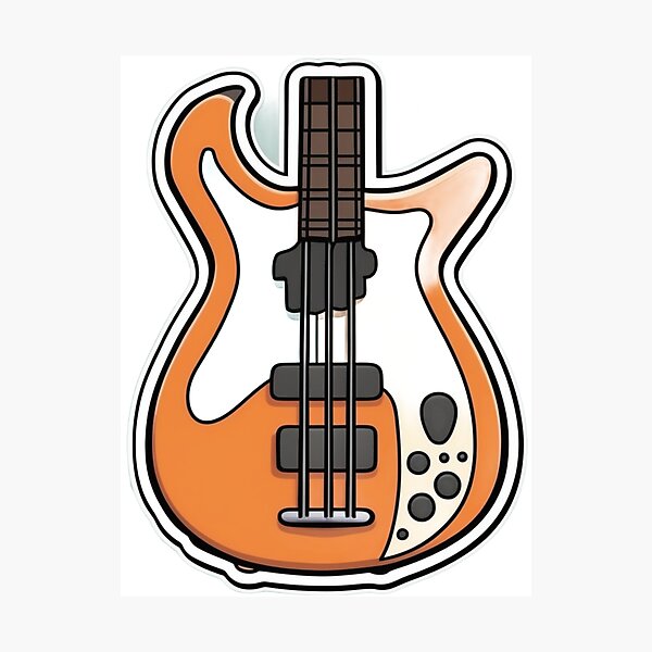 Item preview, Victoria de angelis, Danelectro Longhorn Bass designed and sold by JIGUWORLD.