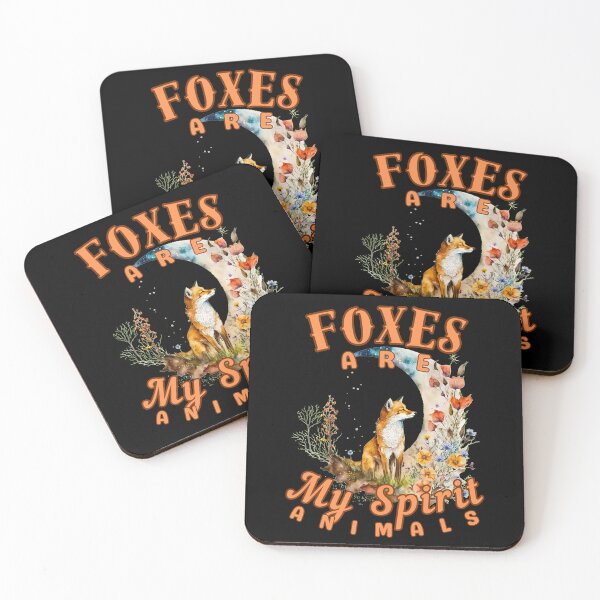 Item preview, Foxes Are My Spirit Animals. fox watercolor designed and sold by FoxVibes.