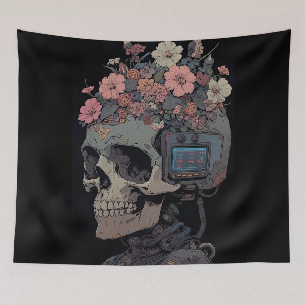 Item preview, cyber skull life designed and sold by ururuty.
