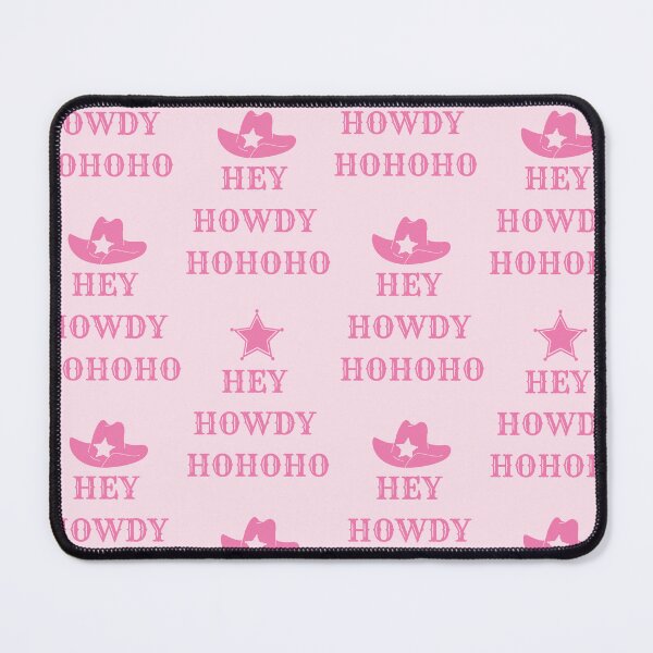 Item preview, Jolly Pink Christmas Hey Howdy Ho Ho Ho For Her and For Him designed and sold by TheSmartyArty.