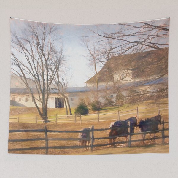 Item preview, The Horses of Hicks Farm, West Chester, Pennsylvania designed and sold by Polly Peacock.