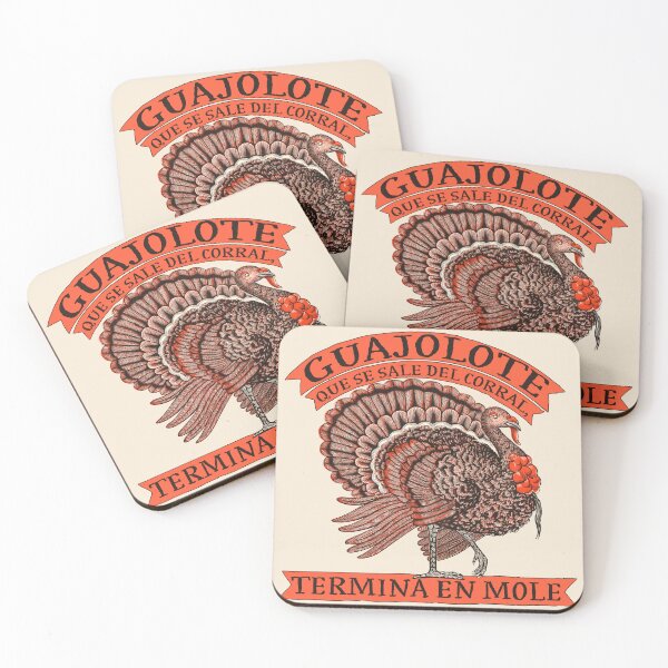 Item preview, Guajolote que se sale del corral termina en mole designed and sold by Ztudio.